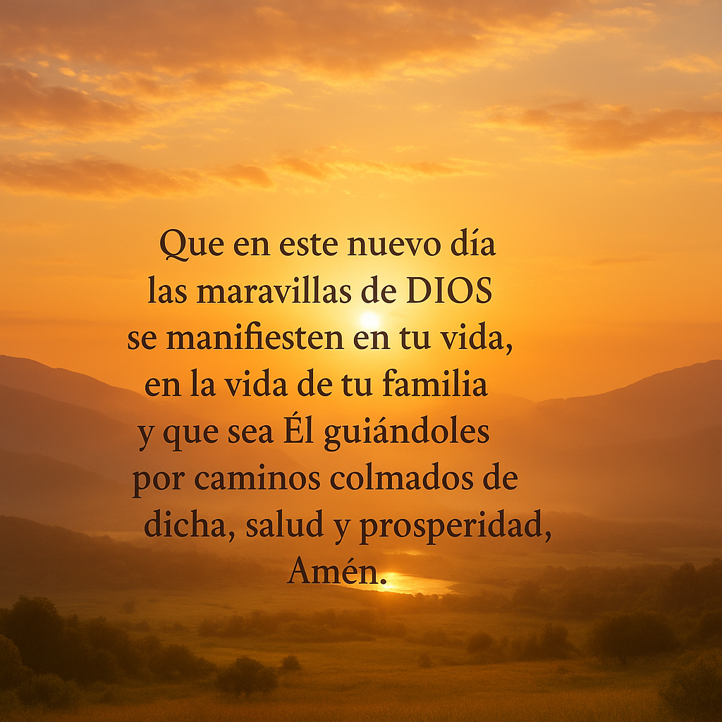 image-1 Un nuevo día guiado por las maravillas de Dios