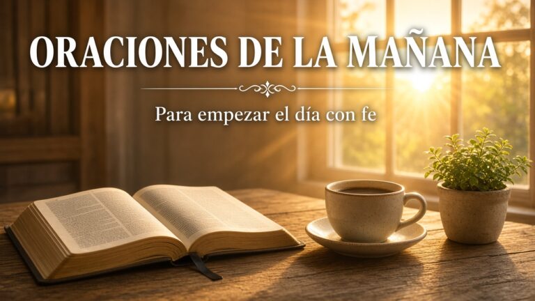 Oraciones de la mañana para empezar el día con fe.