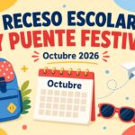 receso escolar octubre 2026