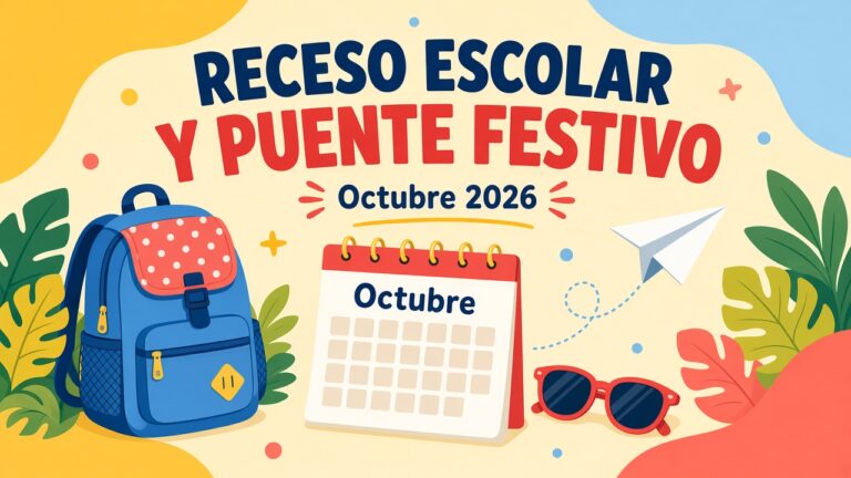 receso escolar octubre 2026